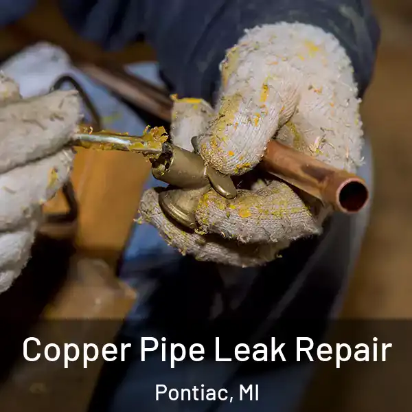  Copper Pipe Leak Repair Pontiac, MI