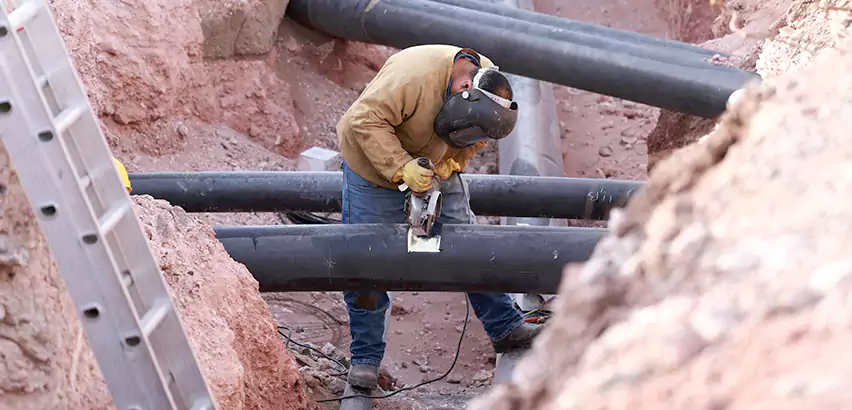 Cast Iron Sewer Pipe Replacement in Pontiac