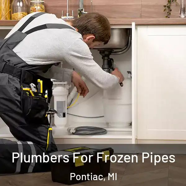  Plumbers For Frozen Pipes Pontiac, MI