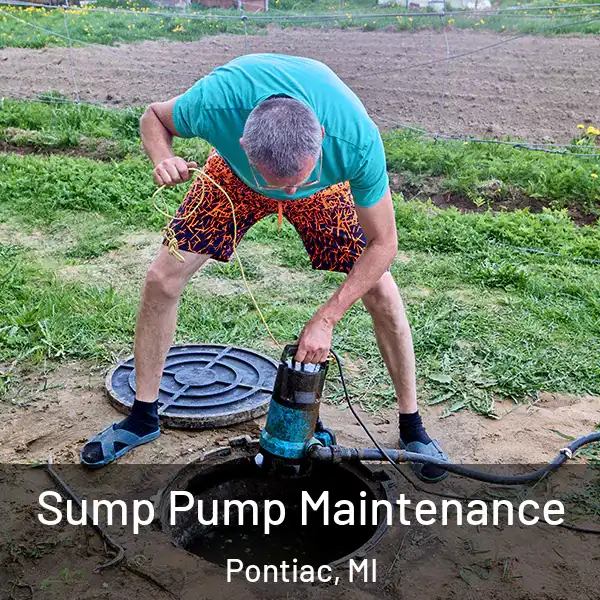  Sump Pump Maintenance Pontiac, MI
